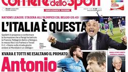 PRIMA PAGINA CORRIERE DELLO SPORT OGGI: “Antonio incoronato”