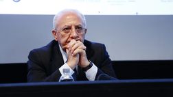 De Luca furioso, fuga alla cena di Natale del Napoli: l’incredibile retroscena