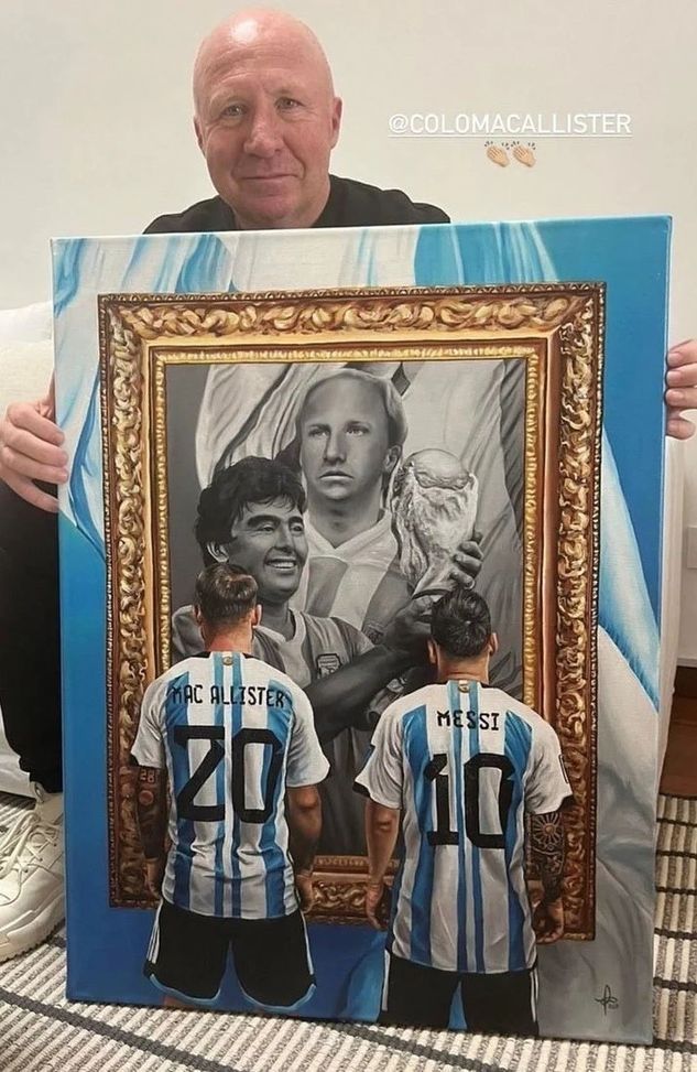 Argentina, ecco il murale che unisce Carlos e Alexis Mac Allister a Maradona e Messi- immagine 3