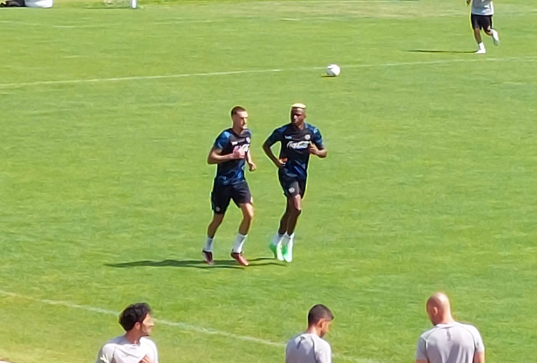 GALLERY Dimaro Day 6, Osimhen e Marin a parte: gli scatti dell’allenamento- immagine 1