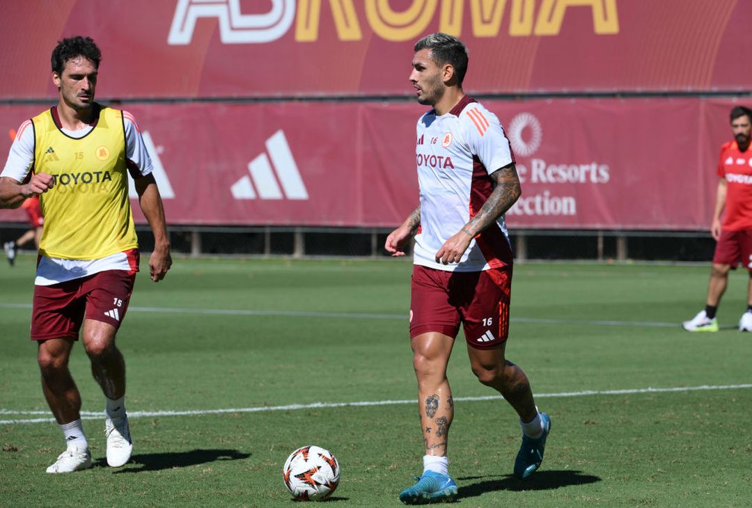 Roma, scarico per i titolari col Venezia. Dybala a parte – FOTO GALLERY - immagine 8