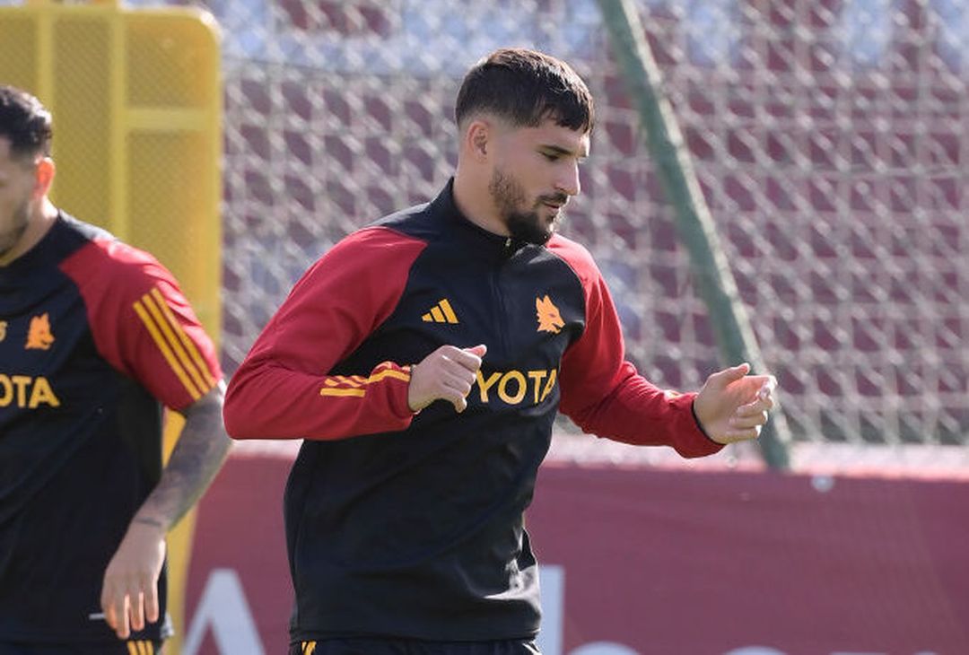Roma, l’allenamento alla vigilia del match con lo Slavia Praga – FOTO GALLERY - immagine 33