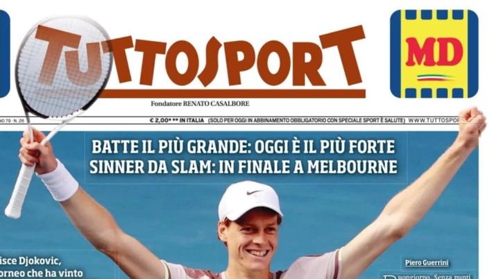 prima pagina tuttosport oggi