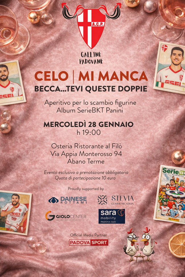 Galline Padovane Club, mercoledì al “Filò” di Abano la serata scambio figurine- immagine 2