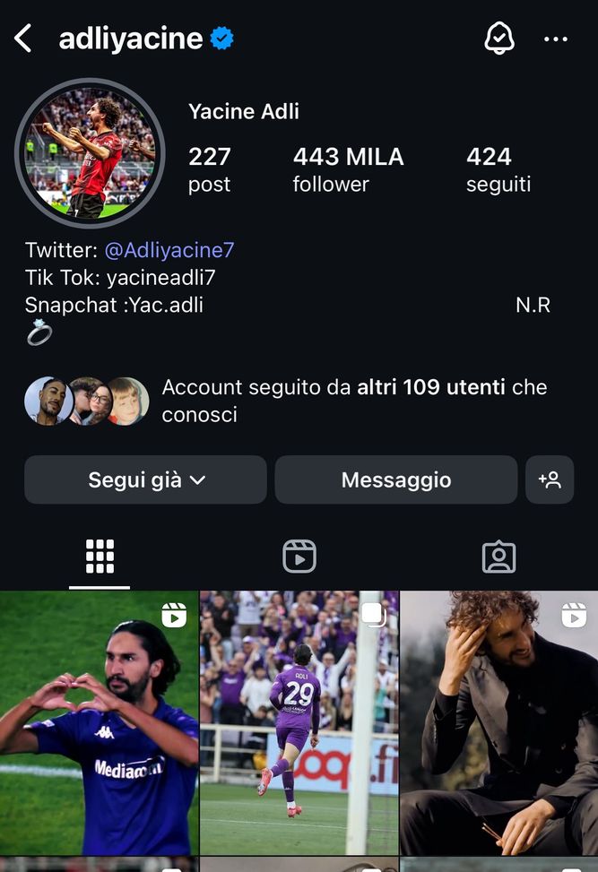 adli-yacine-foto-profilo-instagram-maglia-milan-indizio-fiorentina-calciomercato-tifosi-x