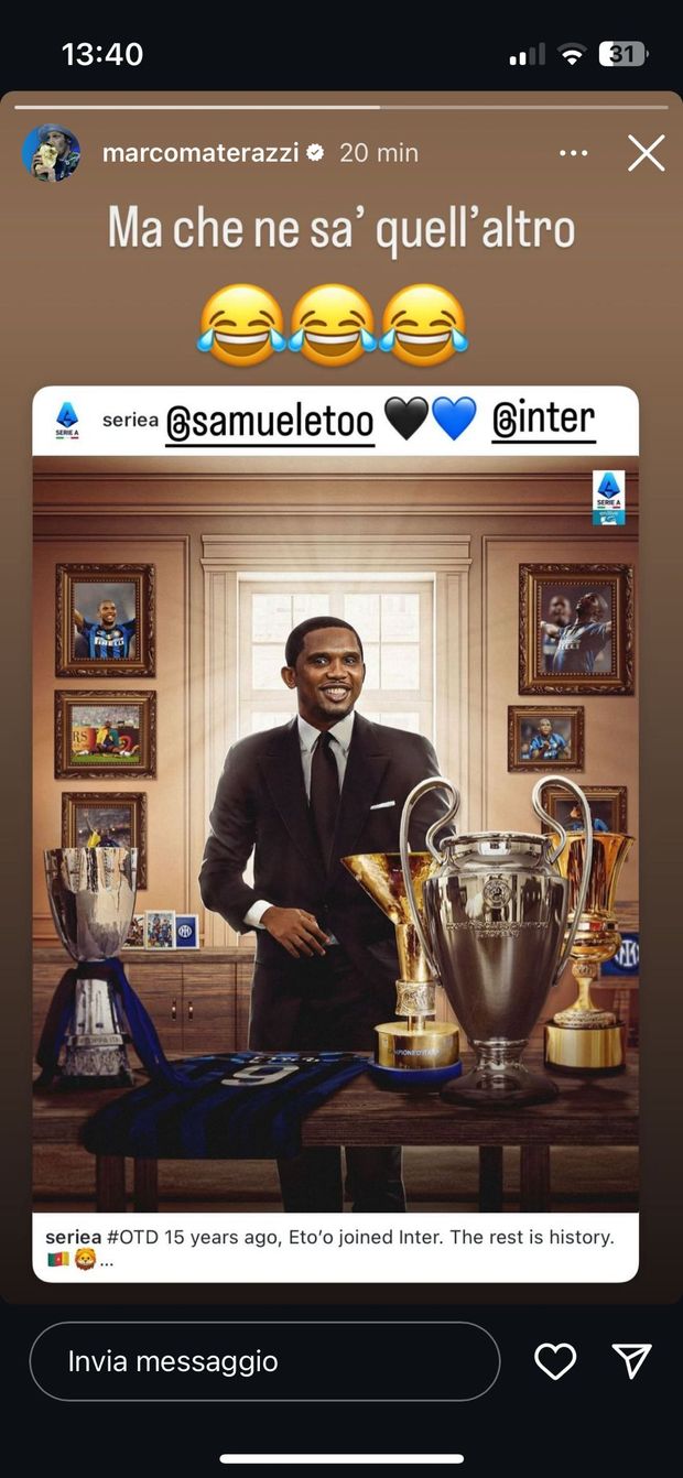 Inter, lo scambio Ibrahimovic-Eto’o e la frecciata di Materazzi: “Ma che ne sa…”- immagine 3