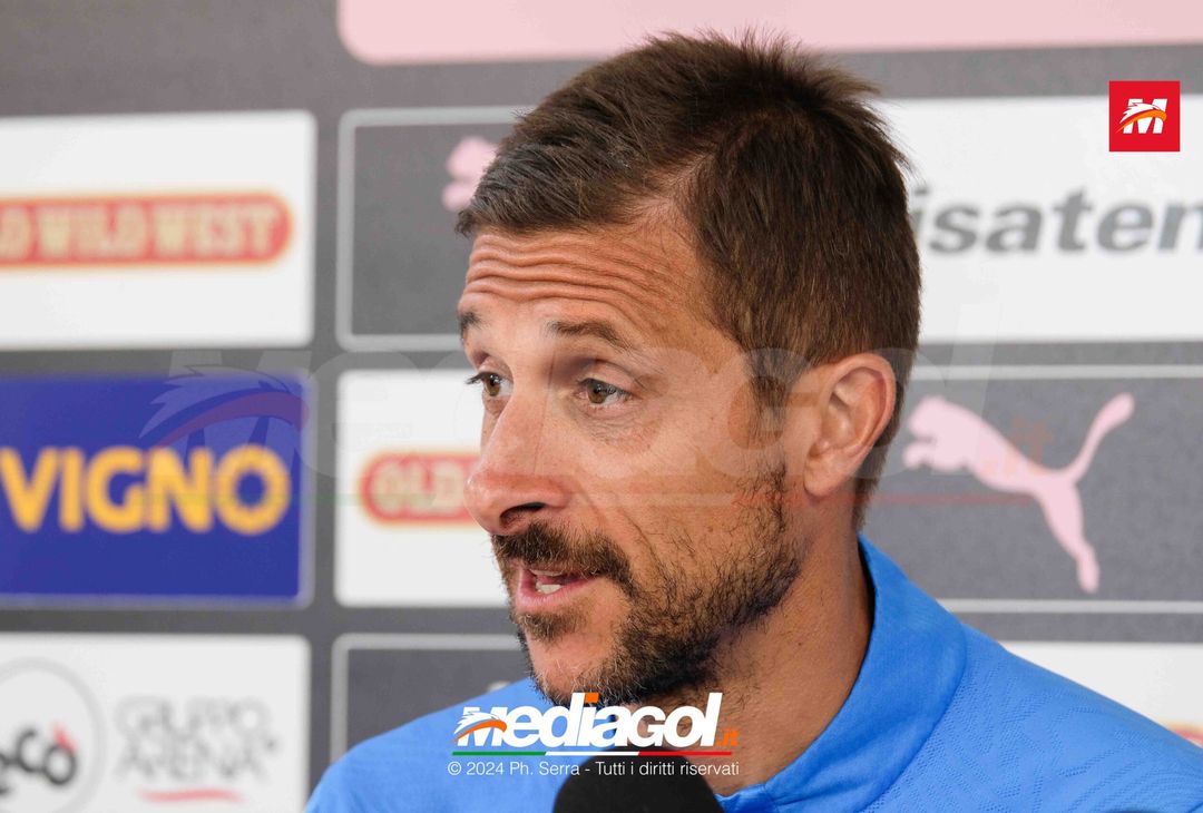 FOTO PALERMO, Dionisi in conferenza post amichevole con Sondrio (Gallery)- immagine 1