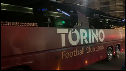 Video – L’arrivo del pullman del Torino allo stadio Ferraris