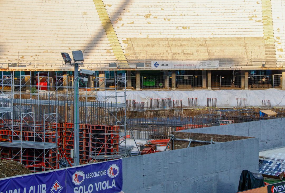 GALLERY VN – Lo stato dei cantieri al Franchi in Curva Fiesole e Maratona - immagine 11