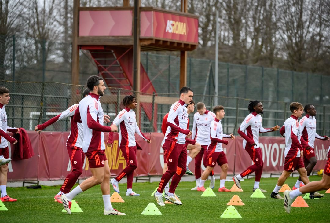 Roma, l’allenamento a due giorni dal derby – FOTOGALLERY - immagine 36