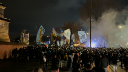 Lazio, i tifosi a Ponte Milvio per la protesta – VIDEO