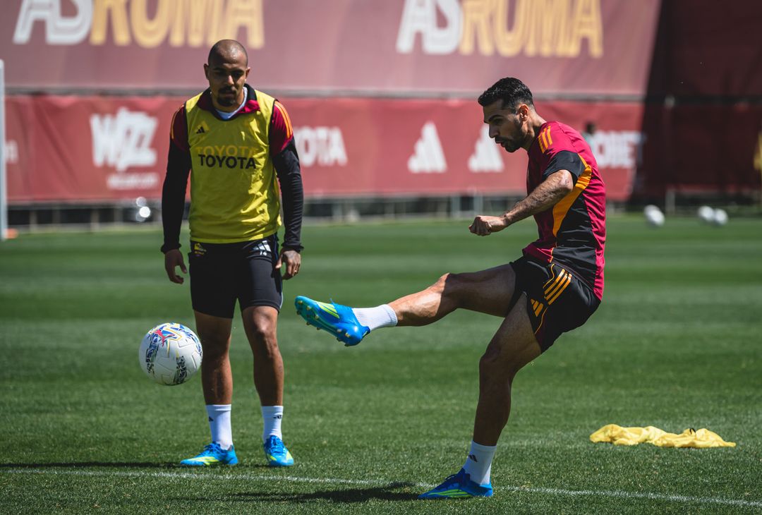 Trigoria, la seduta di allenamento a due giorni dall’Atalanta – FOTO GALLERY - immagine 6