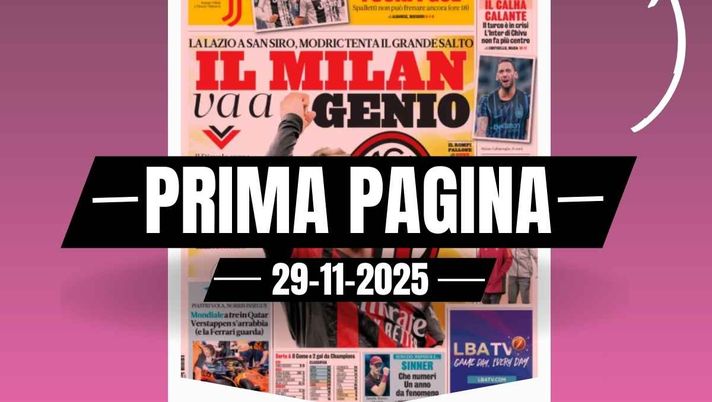Prima pagina Gazzetta dello Sport: 'Il Milan va a genio'