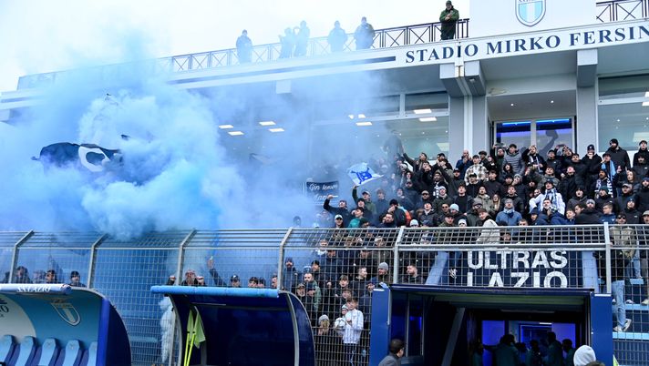 Tifosi Lazio a Formello