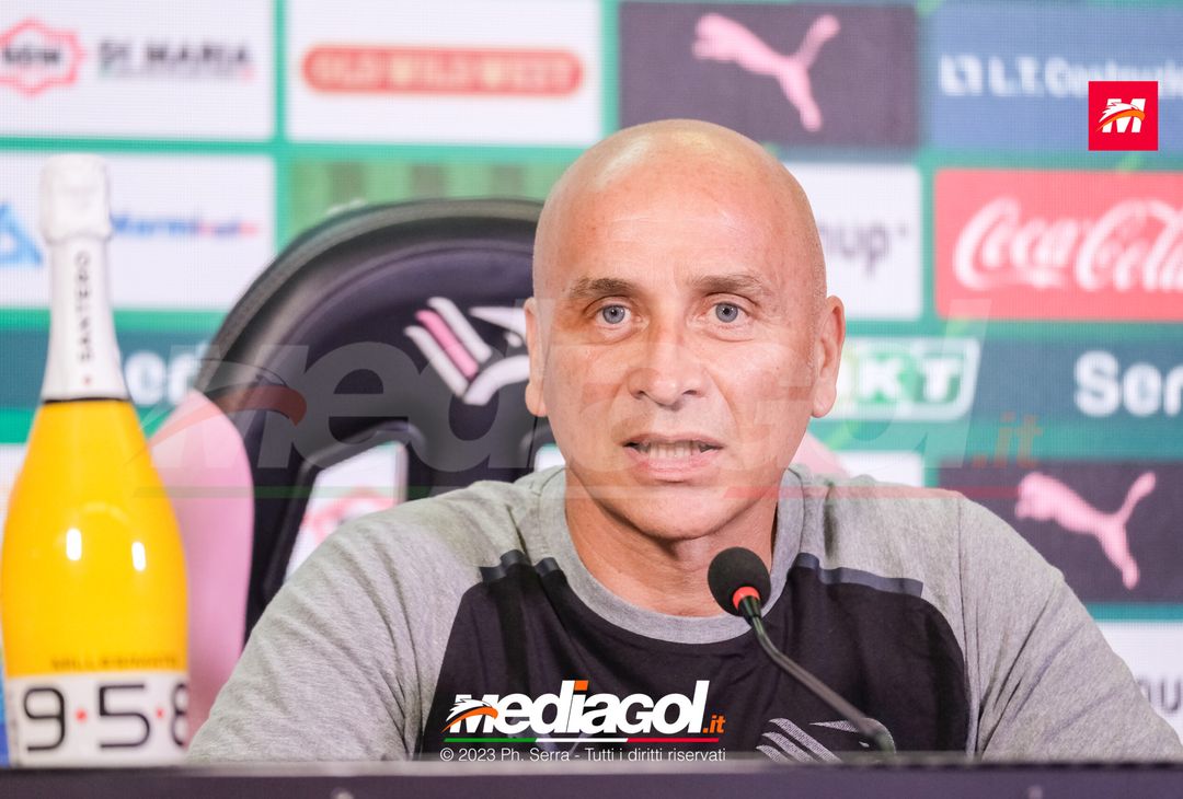 FOTO PALERMO, verso il Brescia: Eugenio Corini in sala stampa (GALLERY) - immagine 12