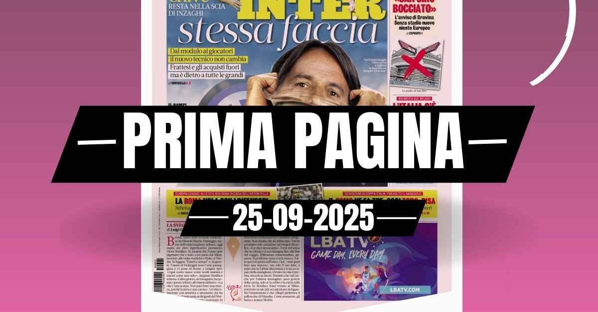 Prima pagina Gazzetta dello Sport: “Milan Napoli, Modric e De Bruyne nemici geniali”