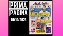 Prima pagina Gazzetta dello Sport: “Lautarissimo, Milanissimo”