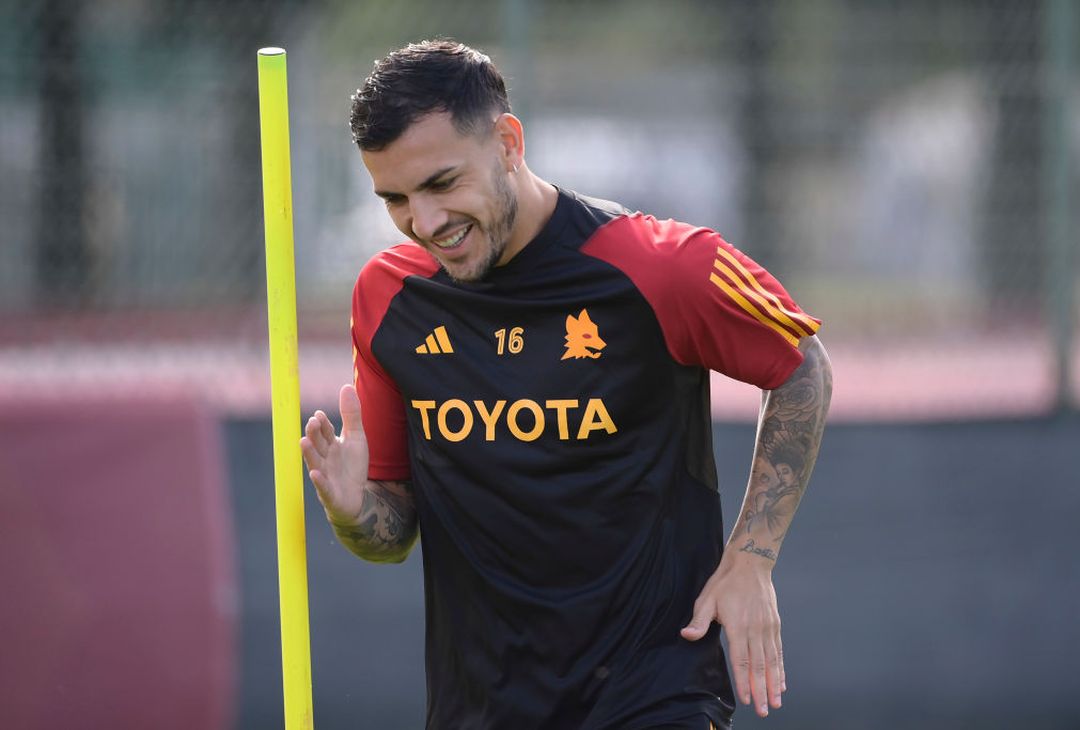 Roma, l’allenamento alla vigilia del match con lo Slavia Praga – FOTO GALLERY - immagine 30