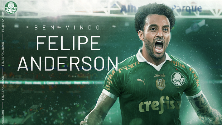 UFFICIALE – Felipe Anderson, niente Juve: ha firmato col Palmeiras - immagine 1