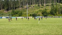 VIDEO Palermo-Bassa Anaunia, la squadra di Corini in campo per il riscaldamento