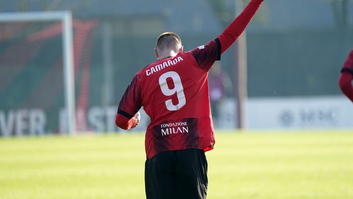 Francesco Camarda AC Milan Primavera Milan-PSG 3-2 Youth League 2023-2024