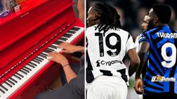 VIDEO / I fratelli Thuram insieme al pianoforte in attesa di Inter-Juve