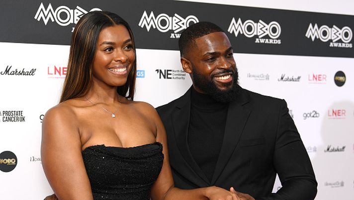 NEWCASTLE UPON TYNE, ENGLAND - FEBRUARY 18: Michael Boateng and Fiance attend the MOBO Awards 2025 at the Utilita Arena on February 18, 2025 in Newcastle upon Tyne, England. (Photo by Euan Cherry/Getty Images) Inghilterra, ex stella del Crystal Palace condannata a 14 anni di carcere per possesso di droga - immagine 1
