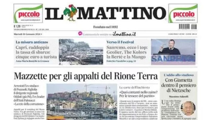 prima pagina il mattino