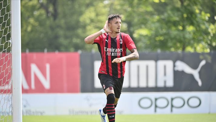 Marco Nasti, attaccante del Milan (getty images)