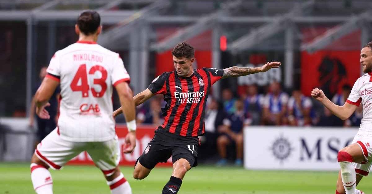 Milan Bari 2 0: raddoppio di Pulisic, che bella azione! | Coppa Italia News Milan Bari 2 0: raddoppio di Pulisic, che bella azione! | Coppa Italia News