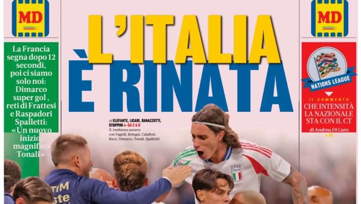 PRIMA PAGINA GAZZETTA DELLO SPORT OGGI: “Inzaghi al rinnovo, ci metto la firma”