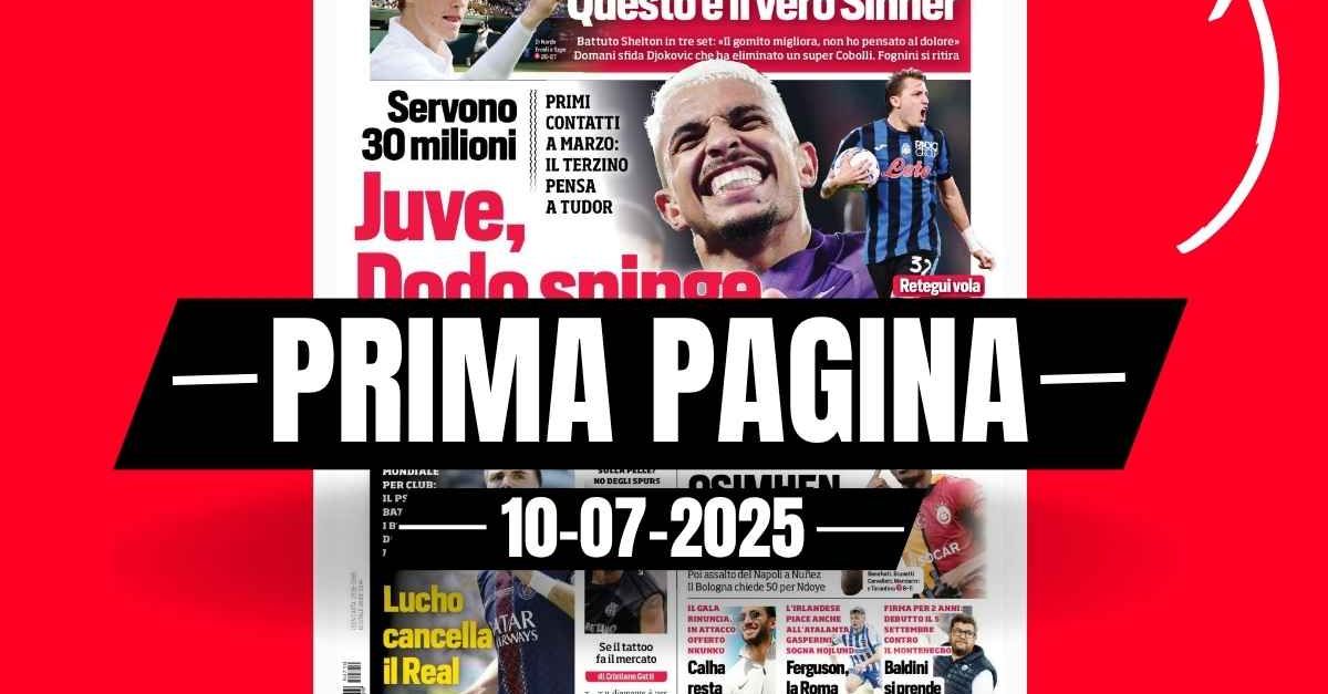 prima pagina corriere dello sport juventus dod244 spinge