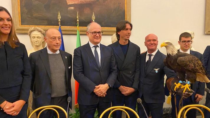 Cerimonia Lazio 124 anni Cerimonia Lazio 124 anni