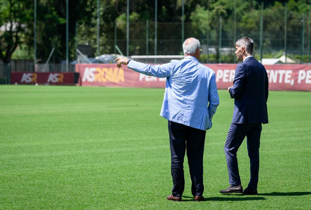 Trigoria, il primo giorno di Massara in compagnia di Ranieri – FOTO GALLERY - immagine 3