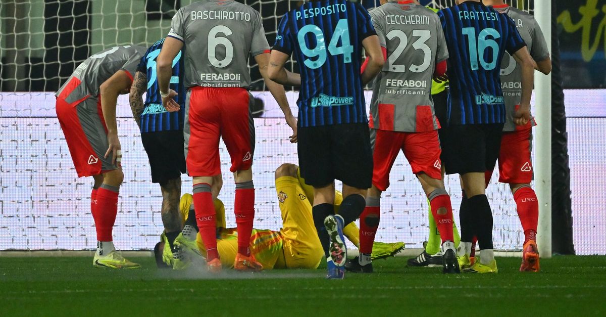 Petardo su Audero, il tifoso che lo ha lanciato non in pericolo di vita: le sue condizioni