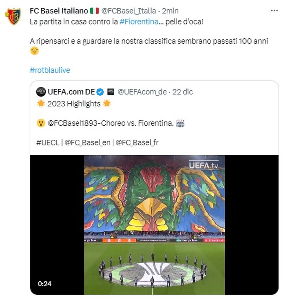 Basilea, l’amarezza dei tifosi: “Dalla Fiorentina sembrano passati 100 anni”- immagine 2