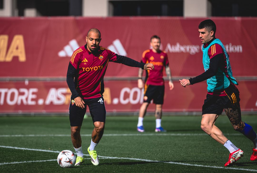 Trigoria, la rifinitura alla vigilia di Roma-Bologna – FOTO GALLERY - immagine 17