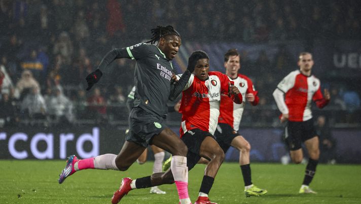 Rafael Leao AC Milan Feyenoord-Milan 1-0 Champions League 2024-2025