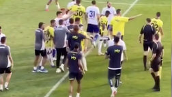 Mourinho e Gattuso sedano una rissa in campo