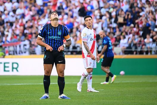 Lautaro Martínez, nel corso della sfida del Mondiale per club tra Inter e River Plate (Foto di Mattia Pistoia - Inter/Inter via Getty Images) Inter vs River Plate, Mondiale per club