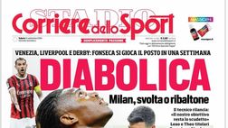 PRIMA PAGINA CORRIERE DELLO SPORT OGGI: “Conte, sarto di Napoli”