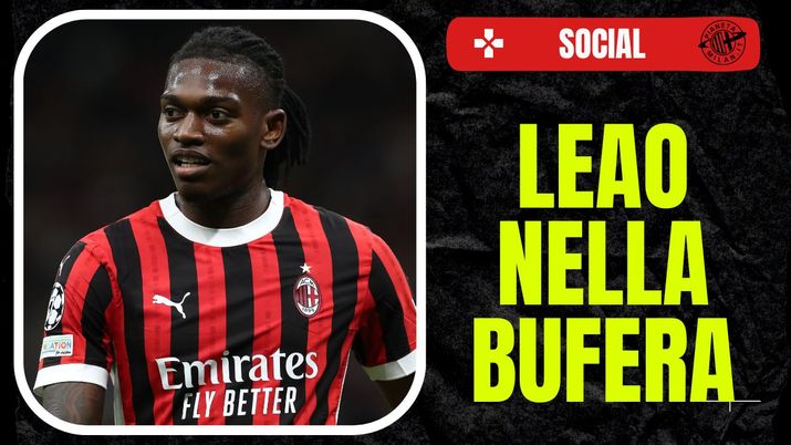Rafael Leao AC Milan Lazio-Milan 2-2 Serie A 2024-2025