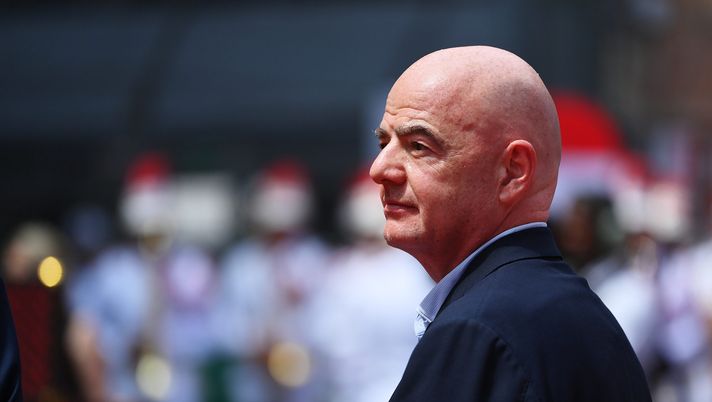 MONTE-CARLO, MONACO - MAY 28: Gianni Infantino, President of FIFA looks on from the grid during the F1 Grand Prix of Monaco at Circuit de Monaco on May 28, 2023 in Monte-Carlo, Monaco. (Photo by Dan Mullan/Getty Images) italia israele ripescaggio