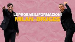 Milan-Bruges, le probabili formazioni di Fonseca e Hayen | VIDEO