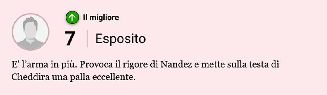 Bari ad un passo dalla Serie A, Sebastiano Esposito migliore in campo contro il Cagliari- immagine 2