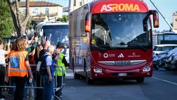 Como-Roma, lancia accendino contro il pullman della Roma: tifoso daspato