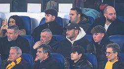 Totti torna all’Olimpico per Roma-Stoccarda. Ovazione e il saluto con Friedkin