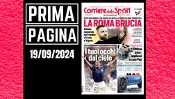 Prima pagina Corriere dello Sport: il ricordo di Schillaci