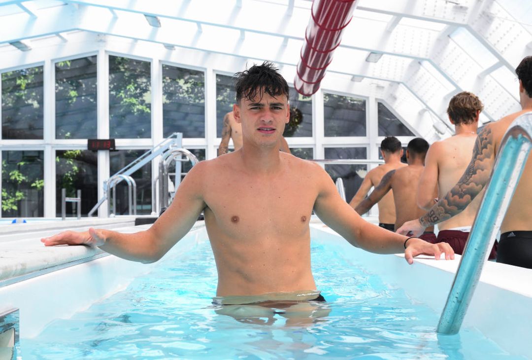 Roma, continua il ritiro: scarico dopo l’amichevole contro il Latina – FOTO GALLERY - immagine 37