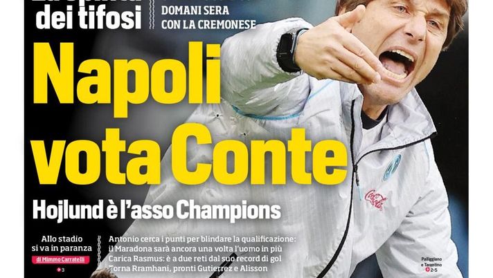Prime pagine giornali sportivi oggi: il Napoli sui media- immagine 1